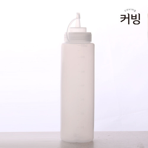 커빙 업소용 케찹병 양념병 유캡 소스용기 계량 소스통 특대 680ml