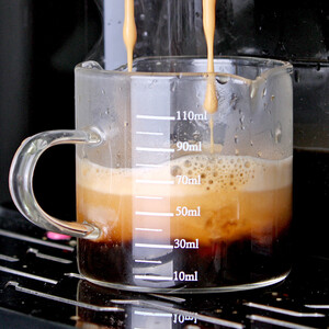 커빙 커피 에스프레소 글라스 그립샷잔 110ml 그립 샷글라스 내열 유리